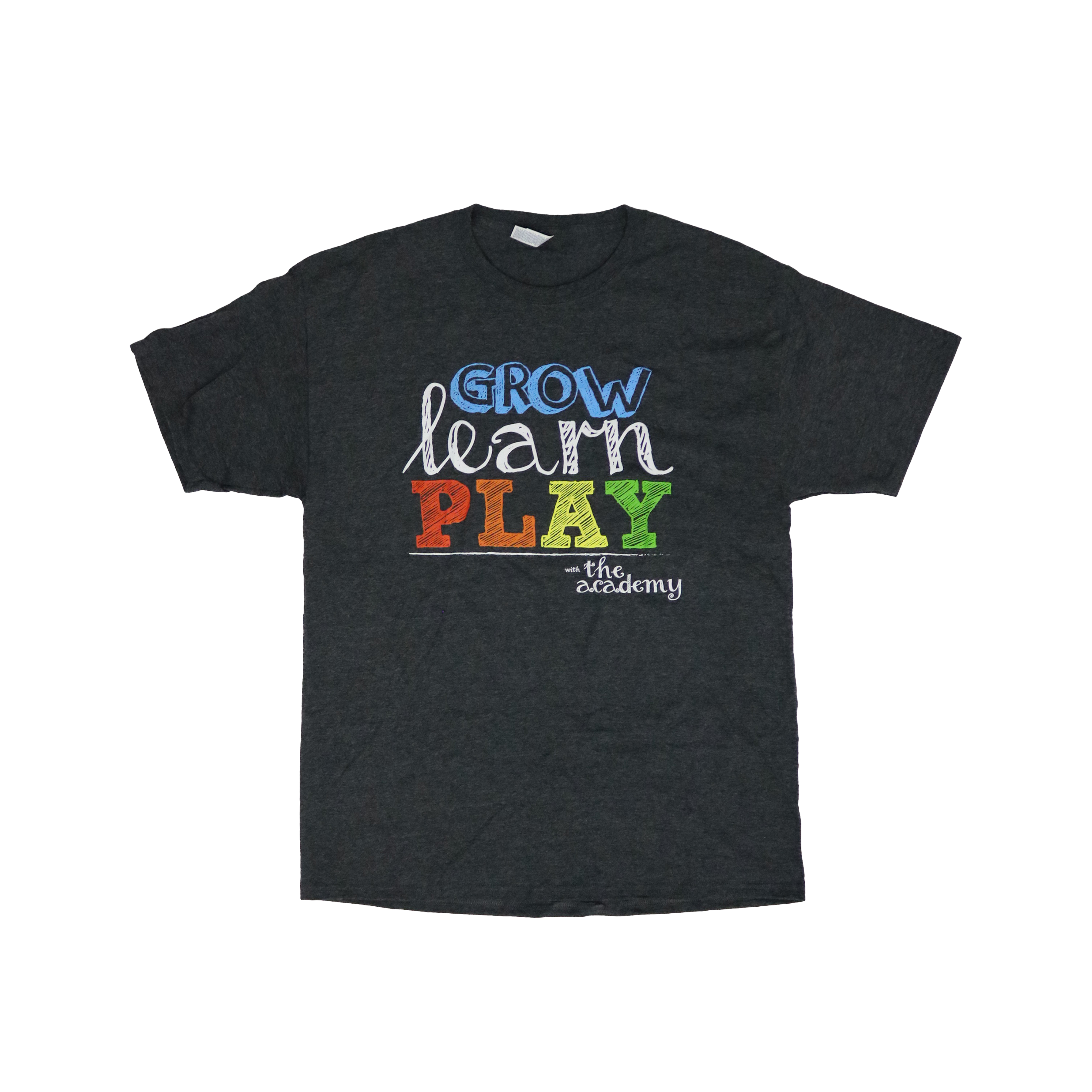 Grow Learn Play Chalkboard Tee